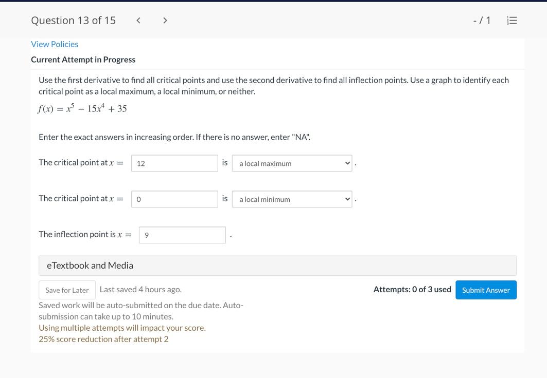 Solved Question 6 of 15 0.6/1 III Show Attempt History | Chegg.com