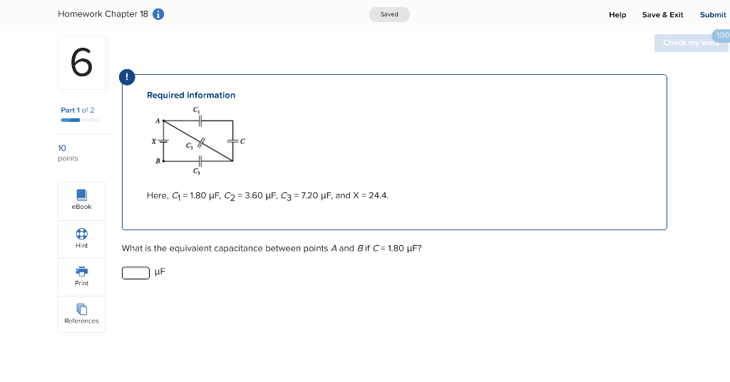 Solved Homework Chapter 18 i Saved Help Save & Exit Submit | Chegg.com
