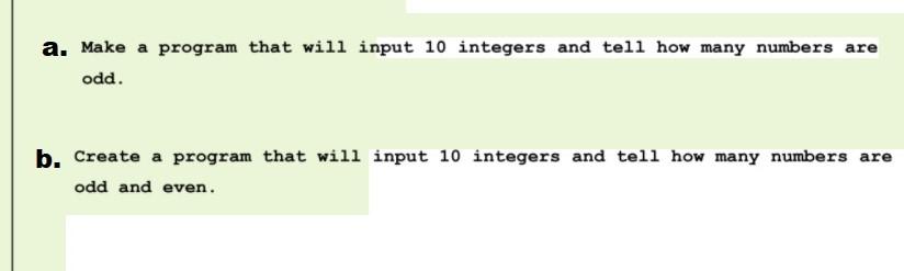 Solved Make a JAVA program using ARRAYS for the ff | Chegg.com