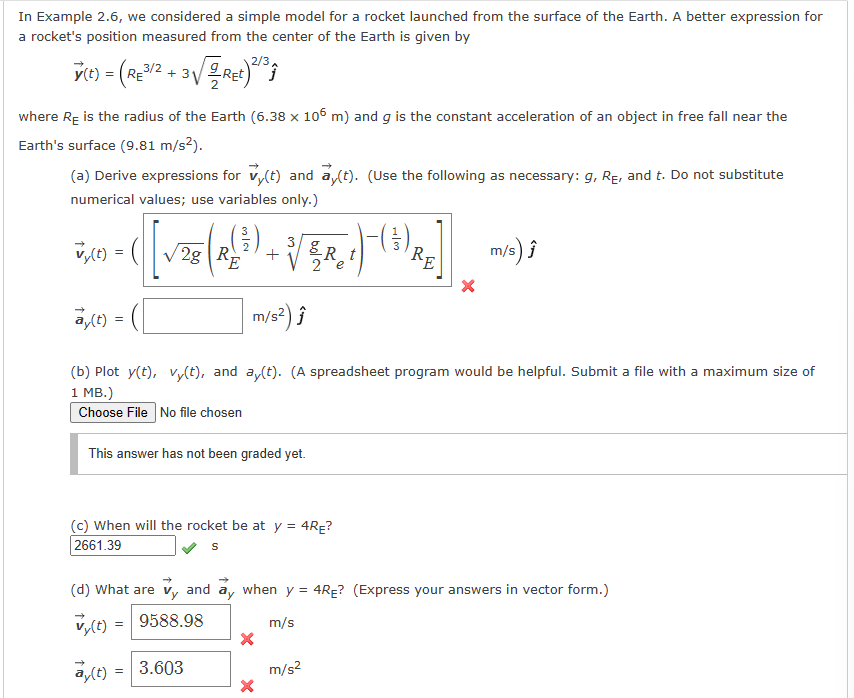 Solved In Example 2.6, we considered a simple model for a | Chegg.com