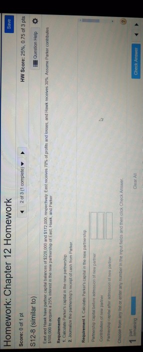 Solved Save Homework: Chapter 12 Homework Score: 0 of 1 pt 2 | Chegg.com