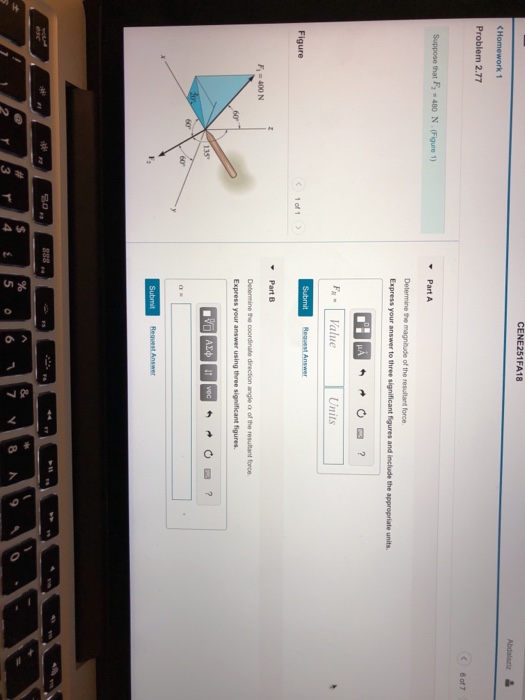 Solved Determine the coordinate direction angle of the | Chegg.com