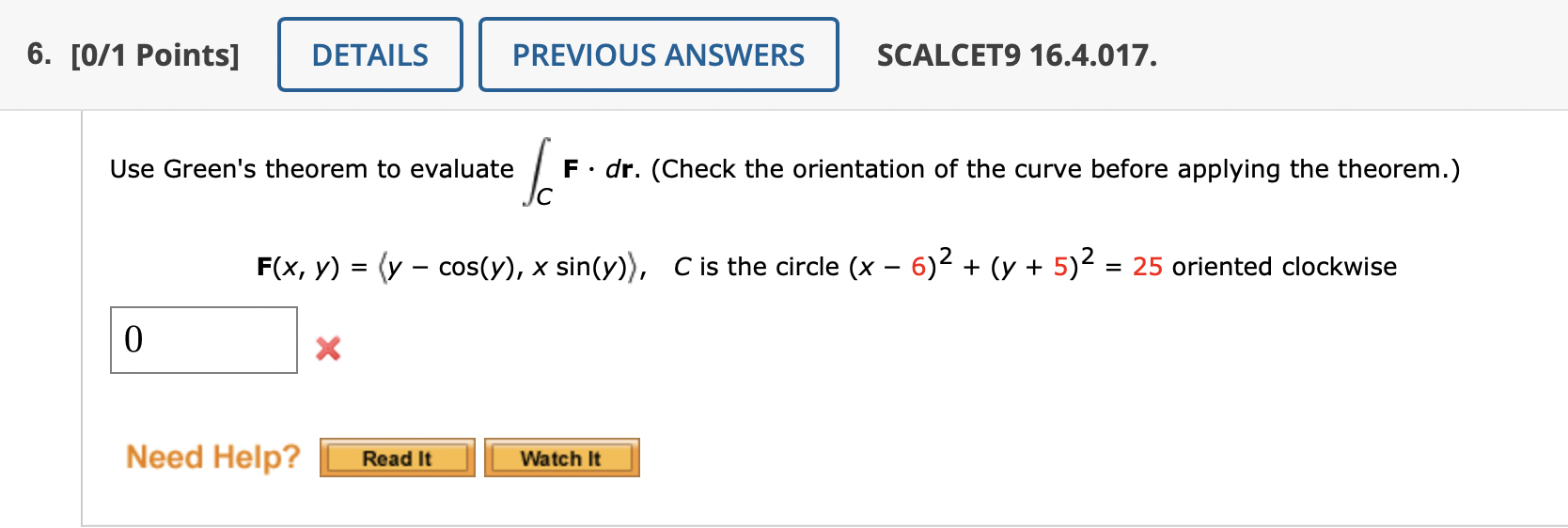 Solved Use Green's Theorem To Evaluate | Chegg.com