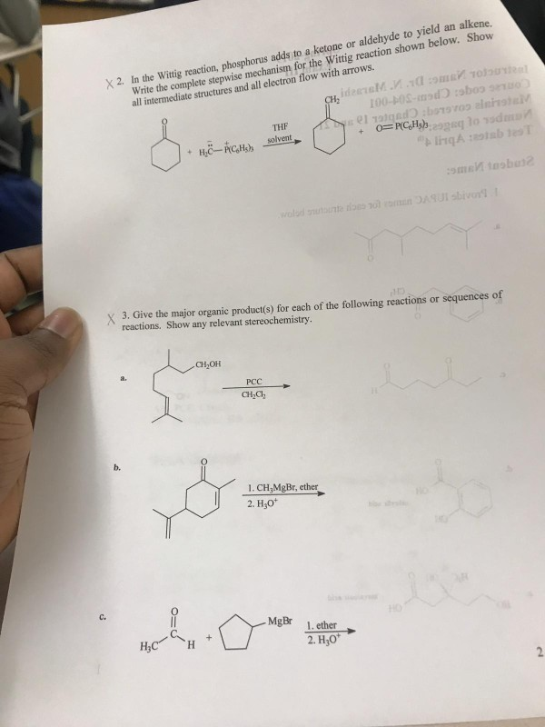 Solved Write the complete stepwise mechanism for the Wittig | Chegg.com