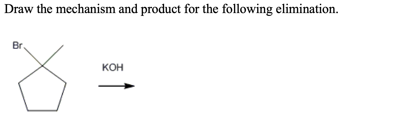 Solved Draw The Mechanism And Product For The Following | Chegg.com