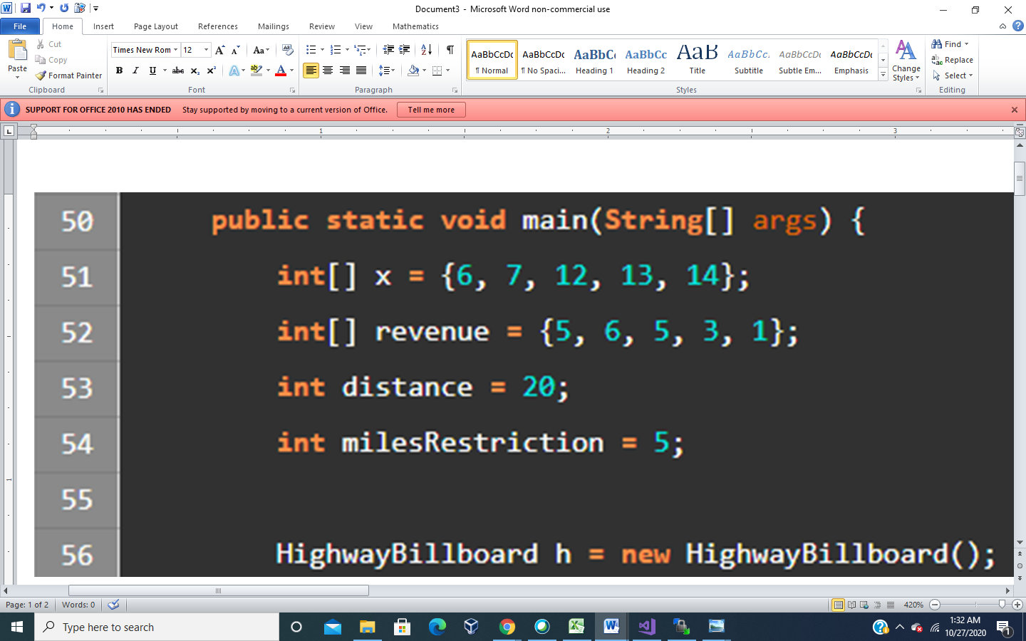Solved 1. Convert the entire following code (that includes | Chegg.com