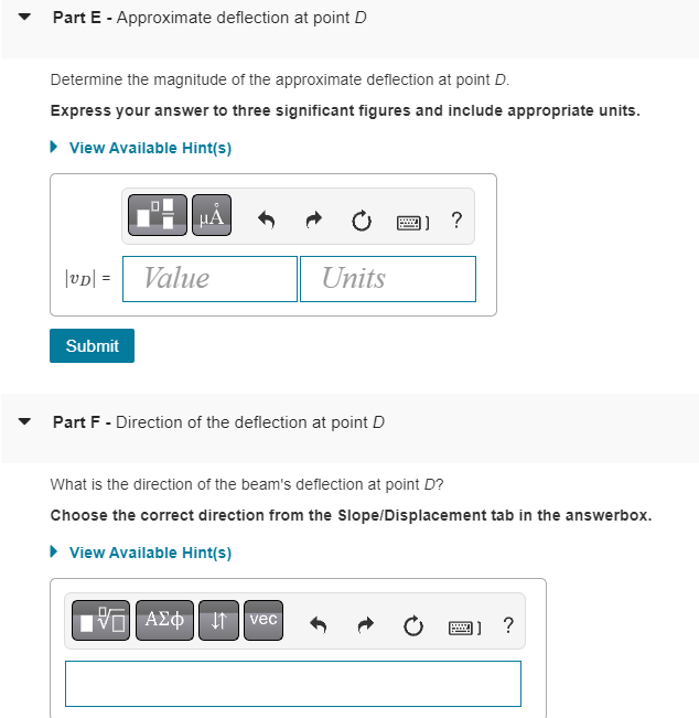 Solved Learning Goal: To determine the deflection and slope | Chegg.com