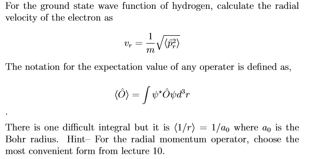 Solved For The Ground State Wave Function Of Hydrogen