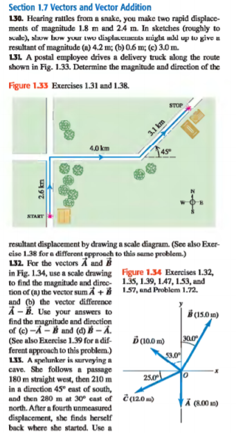 Solved Section 1.7 Vectors and Vector Addition 1.30. Hearing | Chegg.com