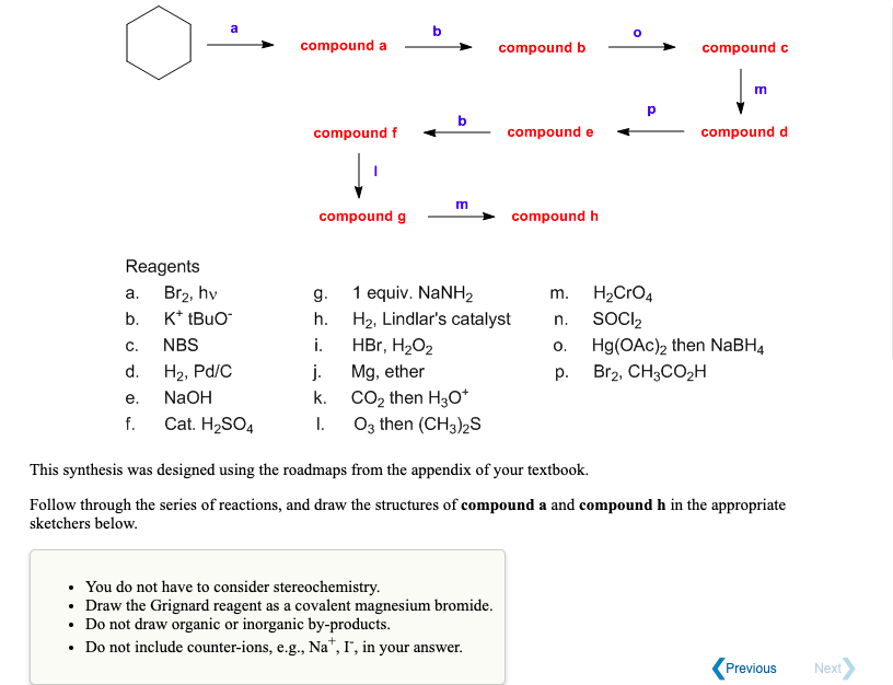 Solved A B O Compound A Compound B Compound C M Compound F | Chegg.com