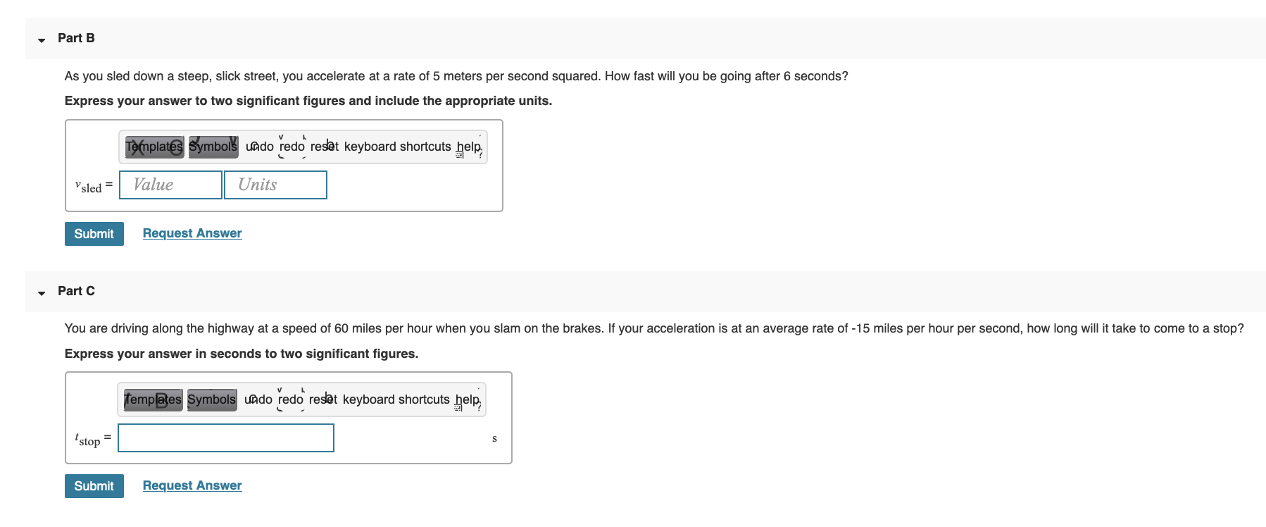 Answered: V b) Ус MILD MILDER STEEP a) STEEPER…