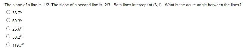 slope of line 1 2