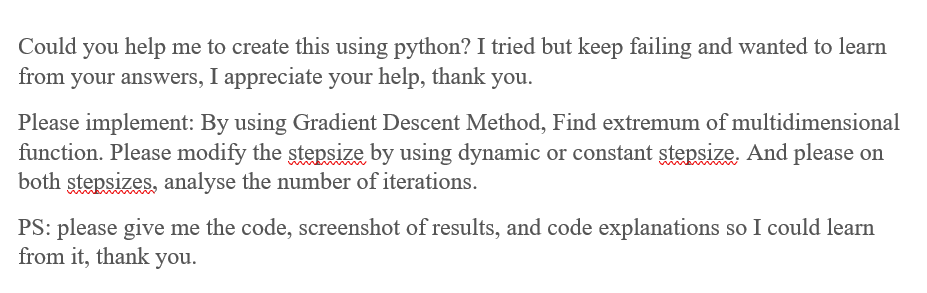 Solved Could you help me to create this using python? I | Chegg.com