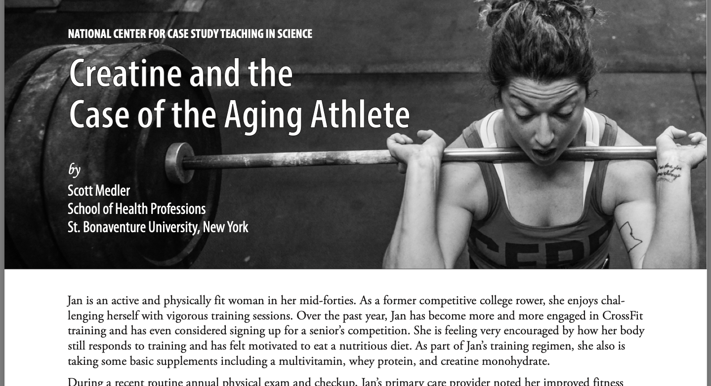 Solved Does creatine monohydrate used as a supplement pose | Chegg.com