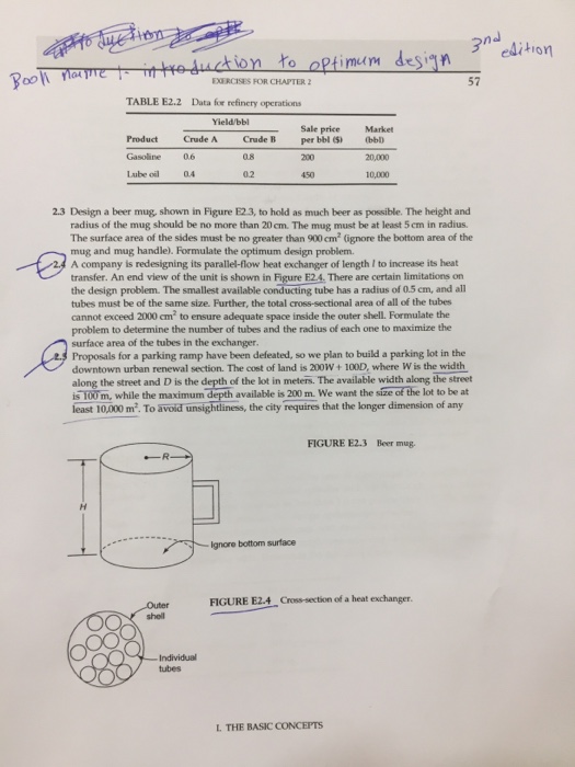 Design a beer mug, shown in Figure F23, to hold as