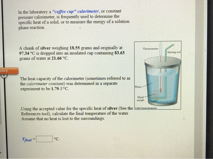 heat of dissolution experiment