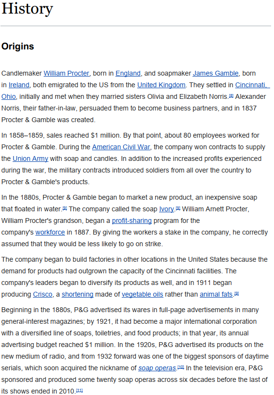 Strategy Study: How Procter & Gamble Went From Soap And Candles To  Multinational Giant