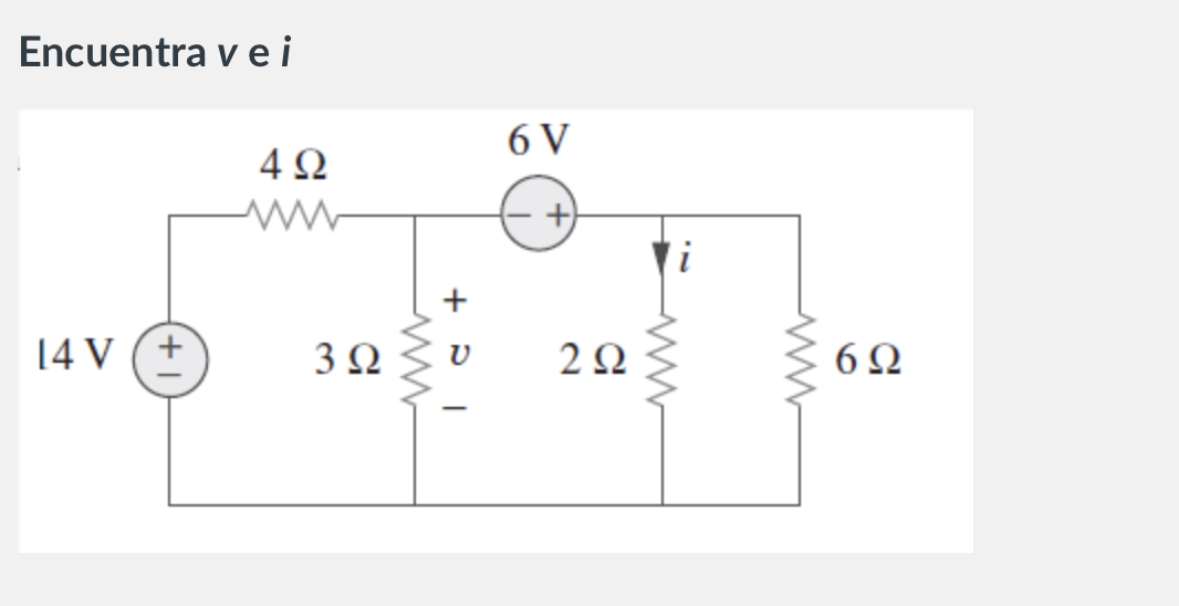 Solved Encuentra V E I 