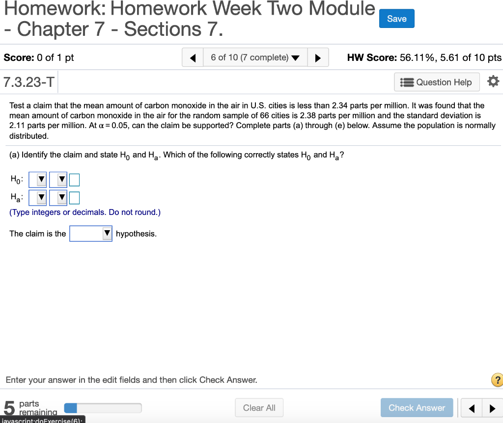 homework machine chapter 7