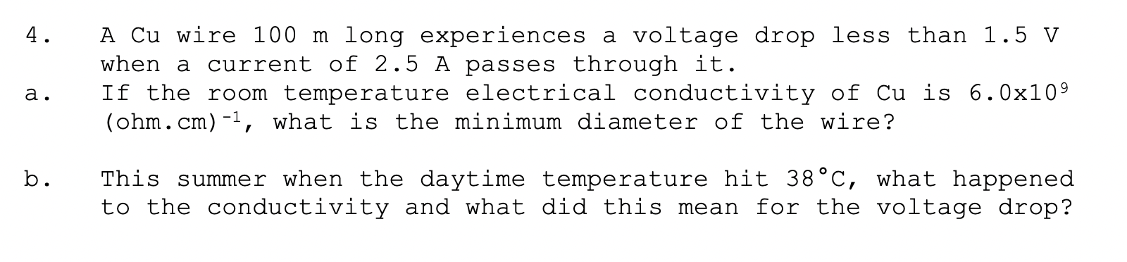 Solved Iseful info: Voltage = current x resistance Volt | Chegg.com