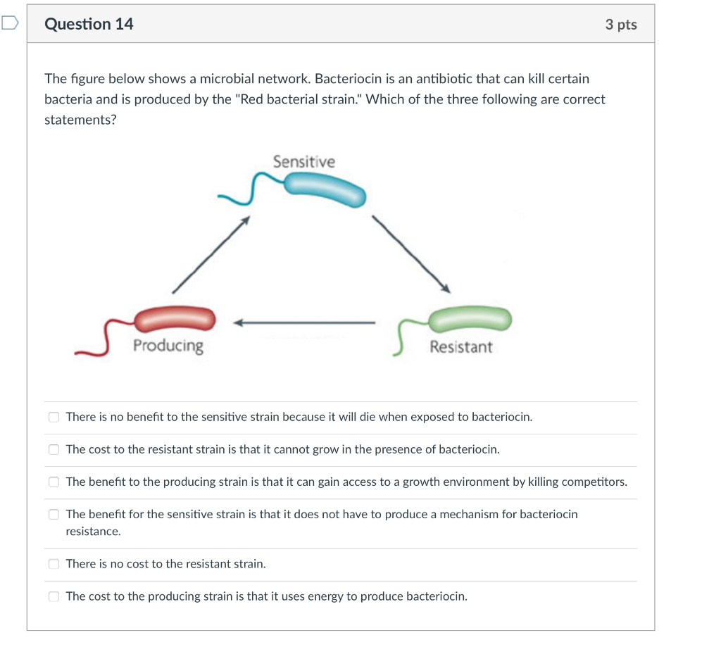 Solved The figure below shows a microbial network. | Chegg.com