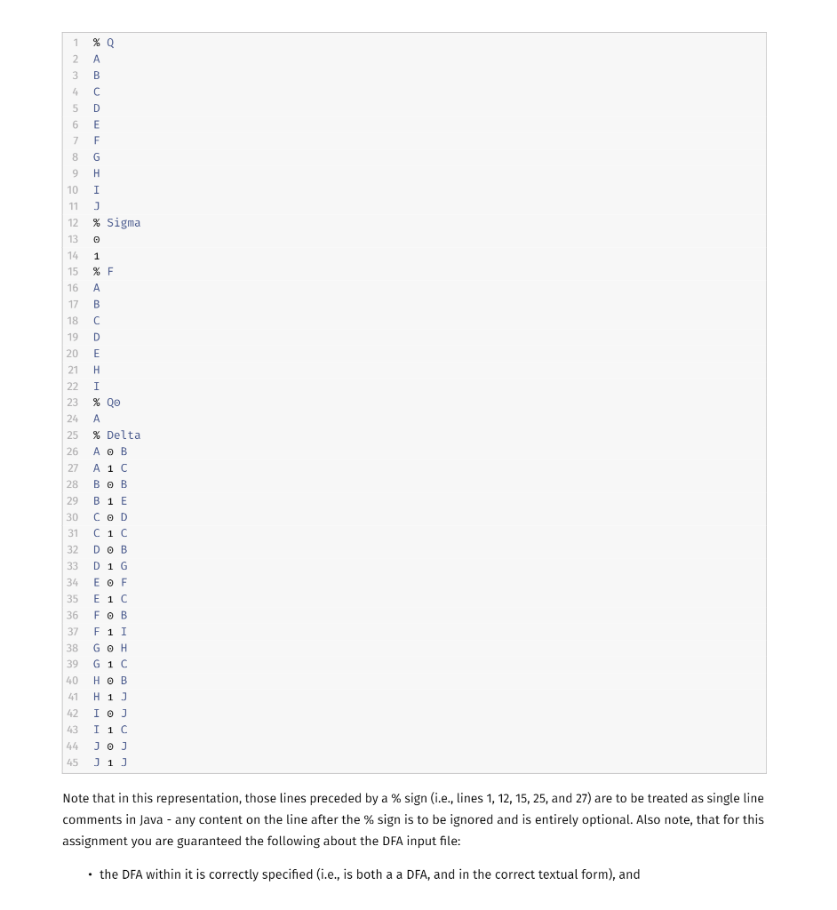 Solved Specification Define a program called DFACheck which | Chegg.com