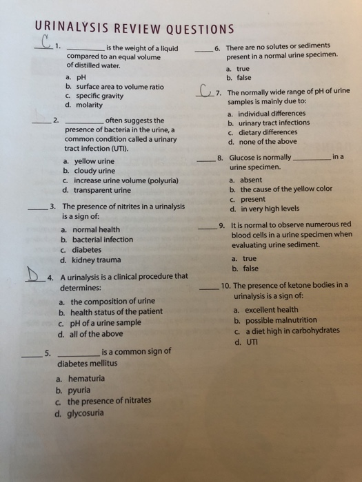 A urinalysis is a 2025 clinical procedure that determines