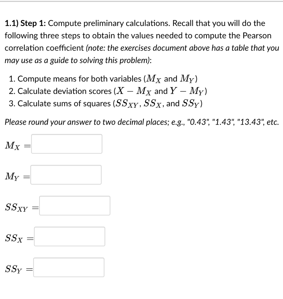 Solved PART ONE - PEARSON CORRELATION COEFFICIENTS This | Chegg.com