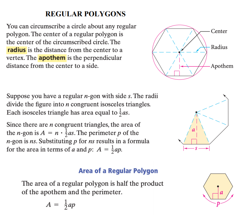 Solved Complete the methods setSide, setApothem, setRadius, | Chegg.com