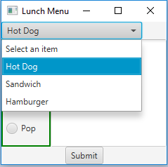 Solved Lab #7 Write a GUI program as shown below. The | Chegg.com