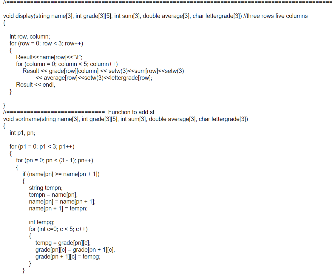 Solved in this program I do not know how to create an | Chegg.com