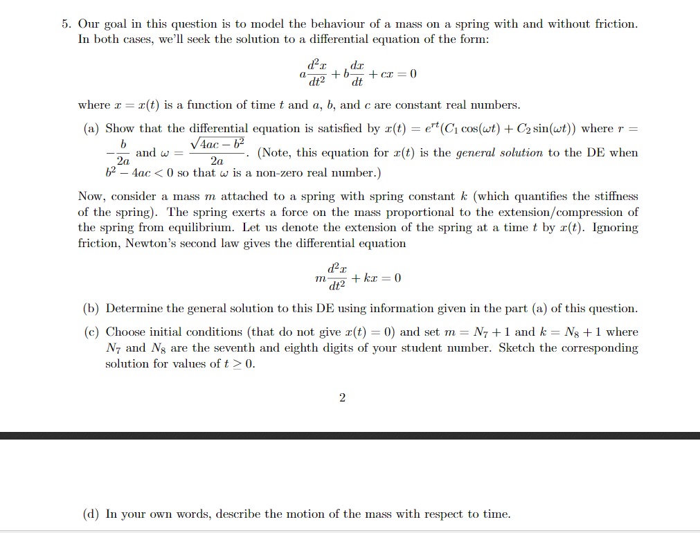 Solved N7 3 And N8 6 This Is All One Question If Pos Chegg Com