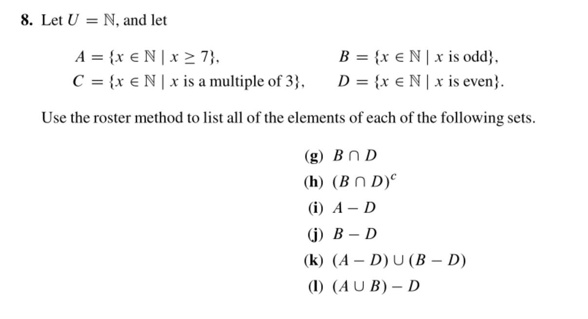 Solved 8 Let U N And Let A X N X 7 C X Chegg Com