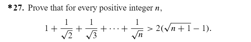 Solved ∗27. Prove that for every positive integer n | Chegg.com
