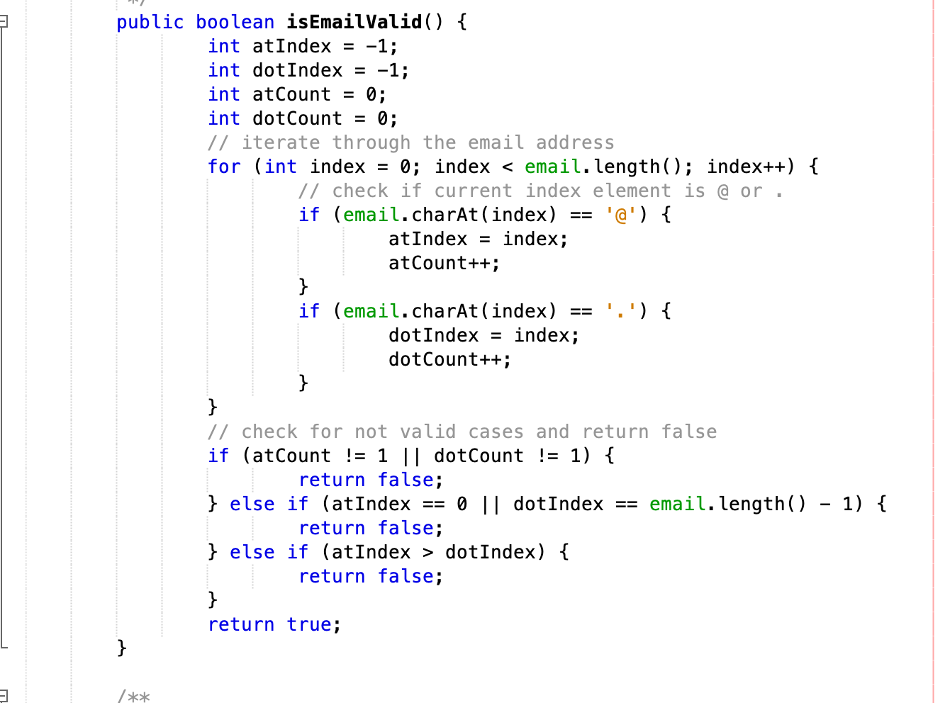 Solved How do I do this step, where it would return false | Chegg.com