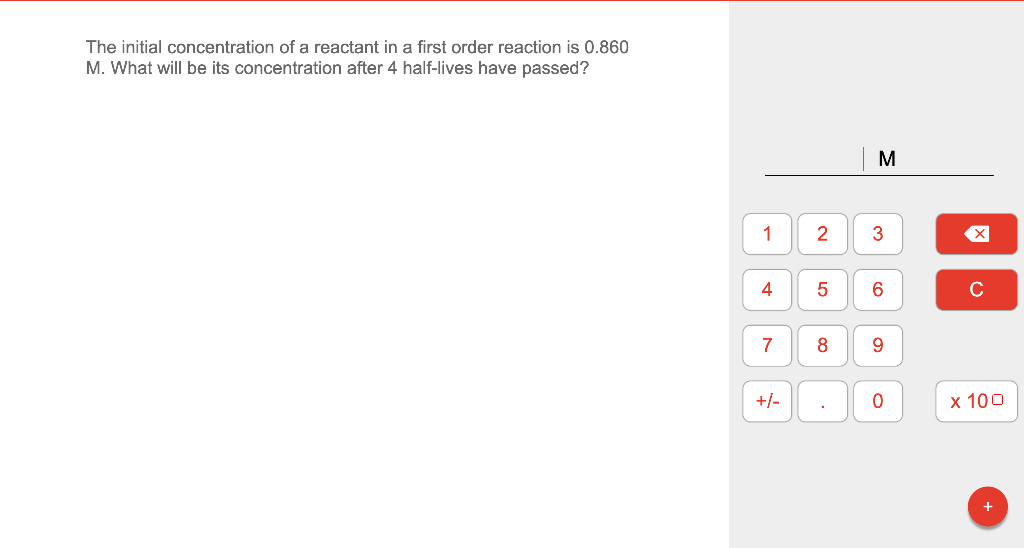 solved-the-initial-concentration-of-a-reactant-in-a-first-chegg