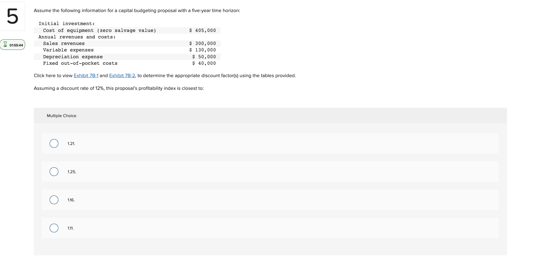 solved-assume-the-following-information-for-a-capital-chegg