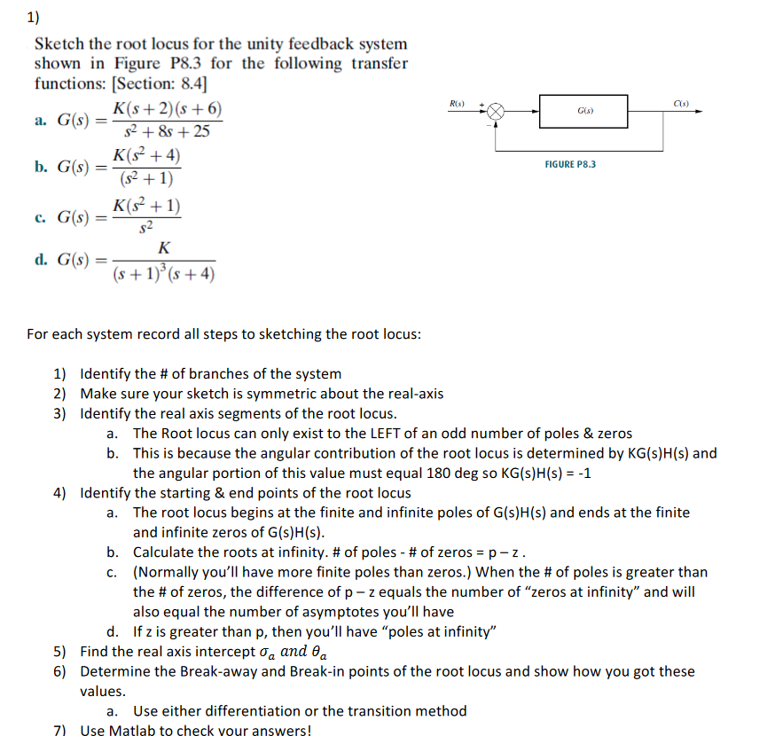 solved-sketch-the-root-locus-for-the-unity-feedback-system-chegg