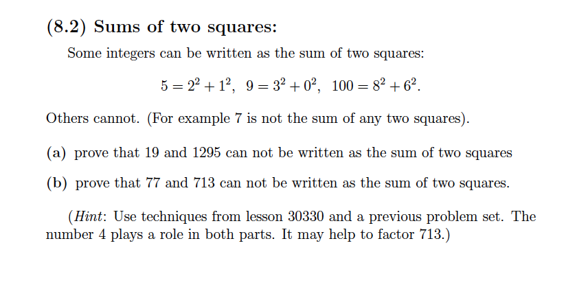 solved-8-2-sums-of-two-squares-some-integers-can-be-chegg