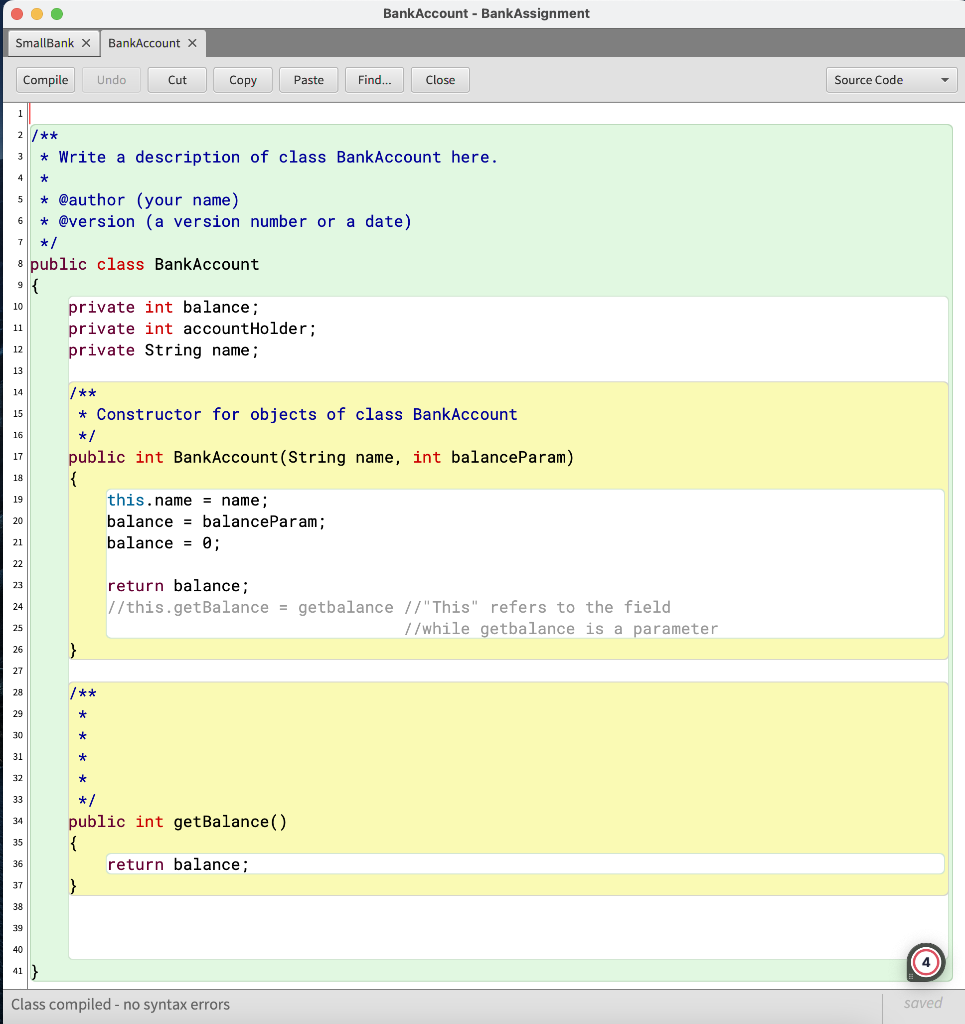 Solved I am working on a java Blue Jay project and Am | Chegg.com