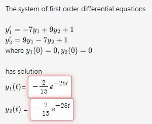 Solved The system of first order differential equations | Chegg.com