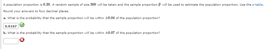 Solved A Population Proportion Is 0 20 A Random Sample Of Chegg Com   Screenshot2024 01 21181921 