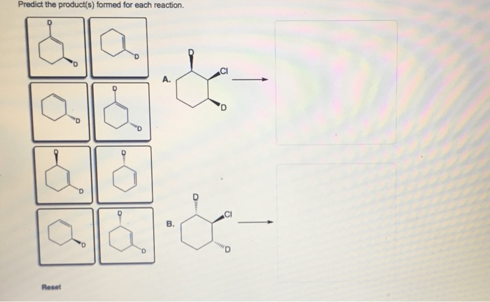 Predict The Product S Formed For Each Reaction