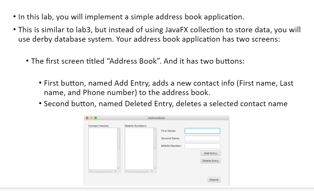 In This Lab, You Will Implement A Simple Address | Chegg.com