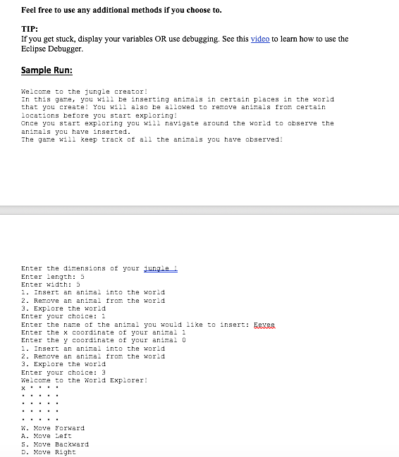 Solved Instructions You will make a simple game where the | Chegg.com