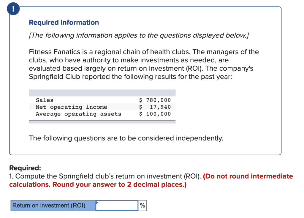 Solved Part 1 Fitness Fanatics is a regional chain of
