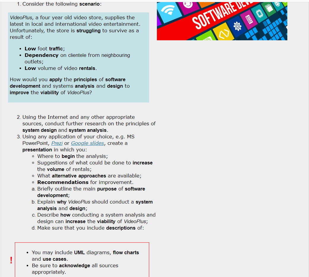 Solved VideoPlus, a four year old video store, supplies the