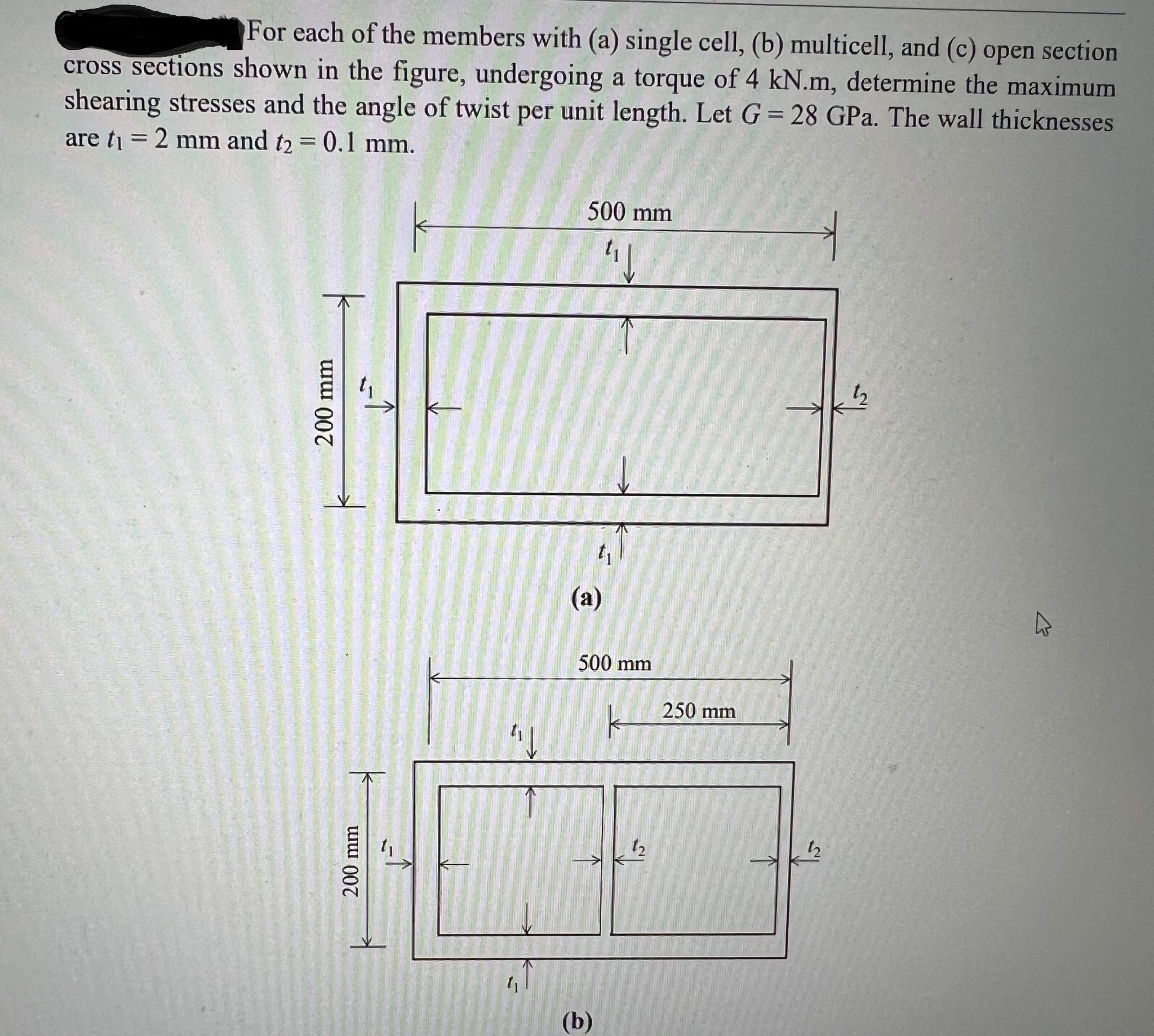 Solved For each of the members with (a) ﻿single cell, (b) | Chegg.com