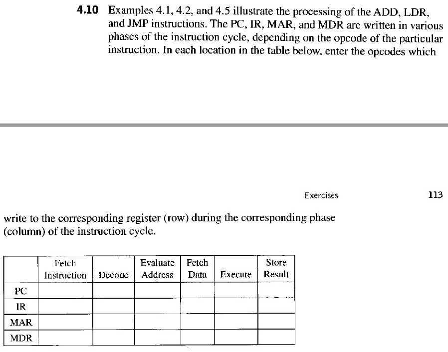 4.10 Examples 4.1, 4.2, and 4.5 illustrate the | Chegg.com