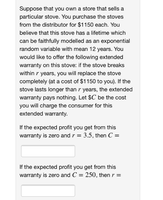 Solved Suppose that you own a store that sells a particular | Chegg.com